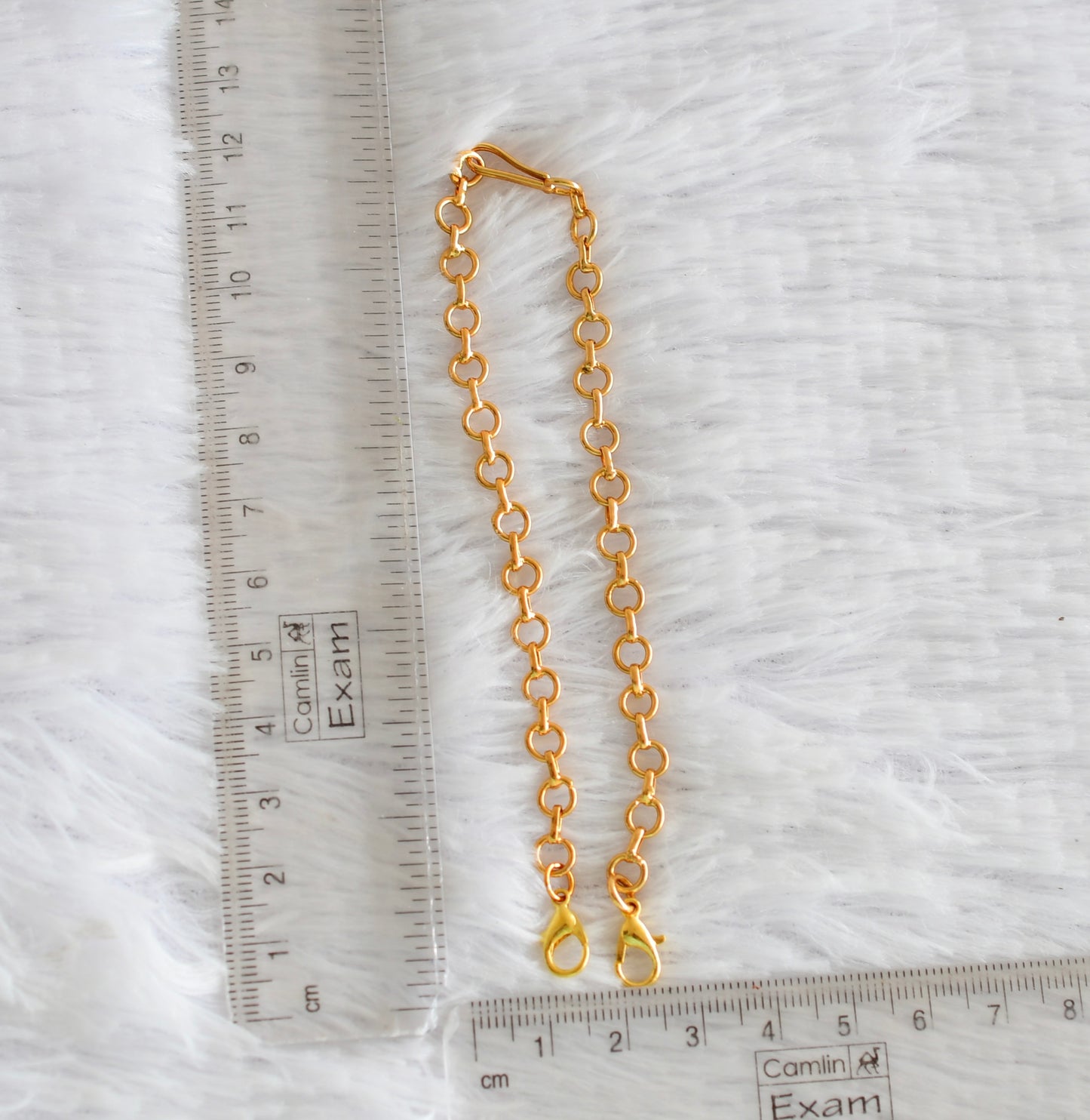Antique gold tone necklace back chain dj-52432