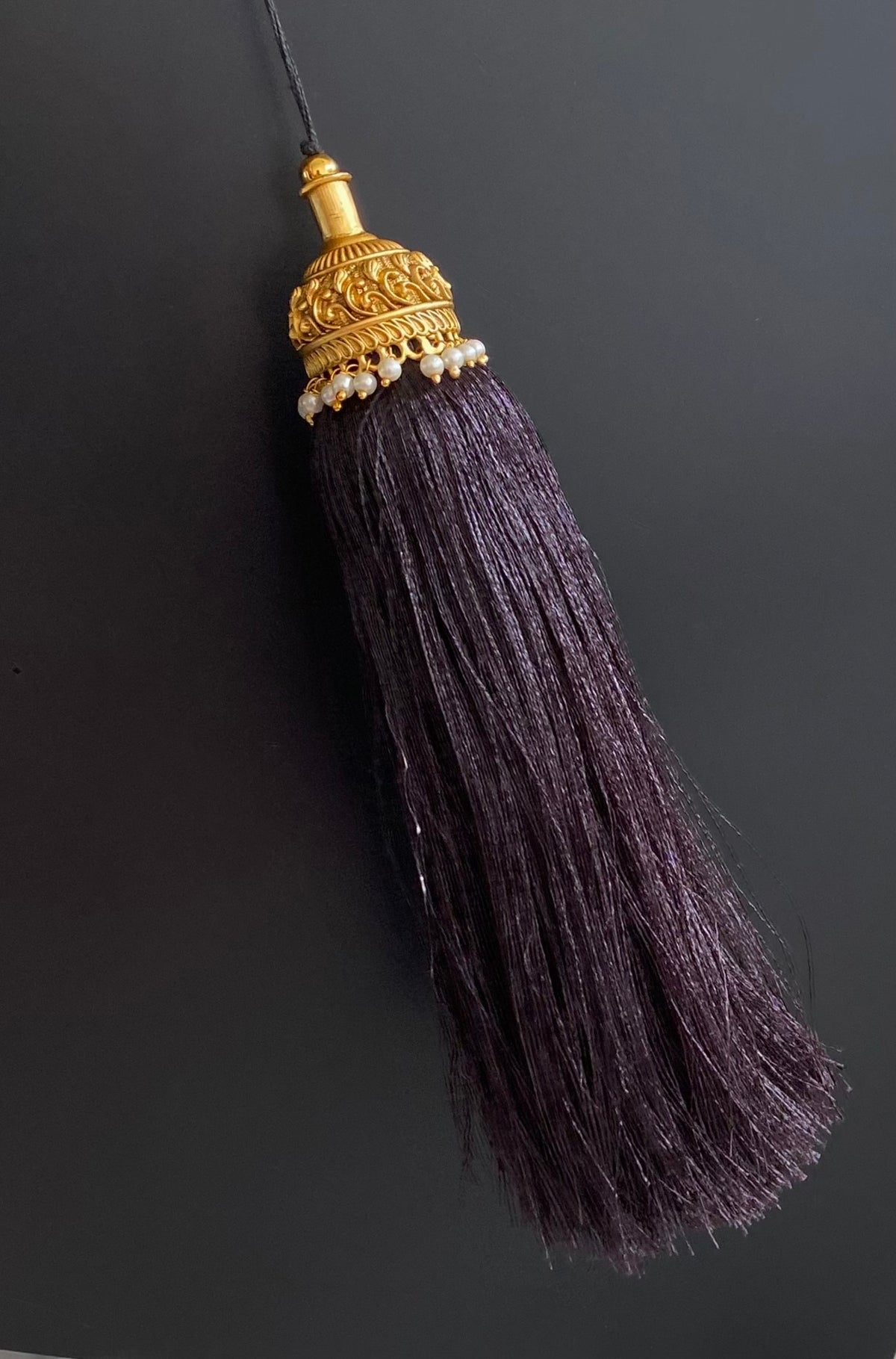 Matte finish pearl bridal kuppulu(Hair accessory) dj-55069