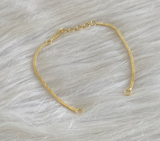 Gold-tone necklace back chain dj-52431