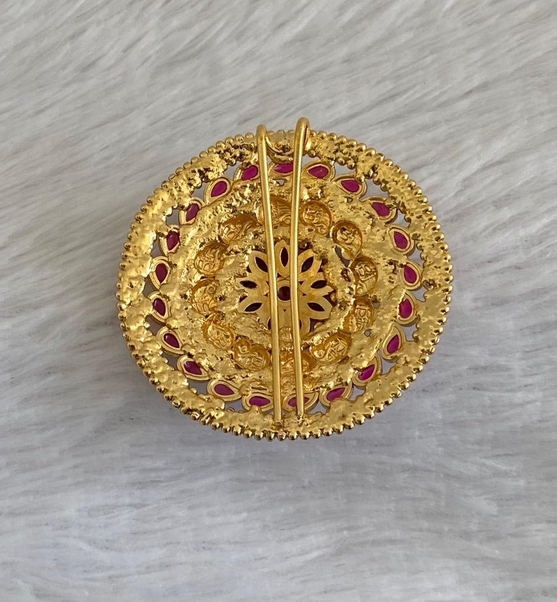 Antique gold tone kemp round hair jewel(rakodi)dj-53618