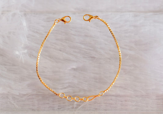 Gold tone back chain dj-51942