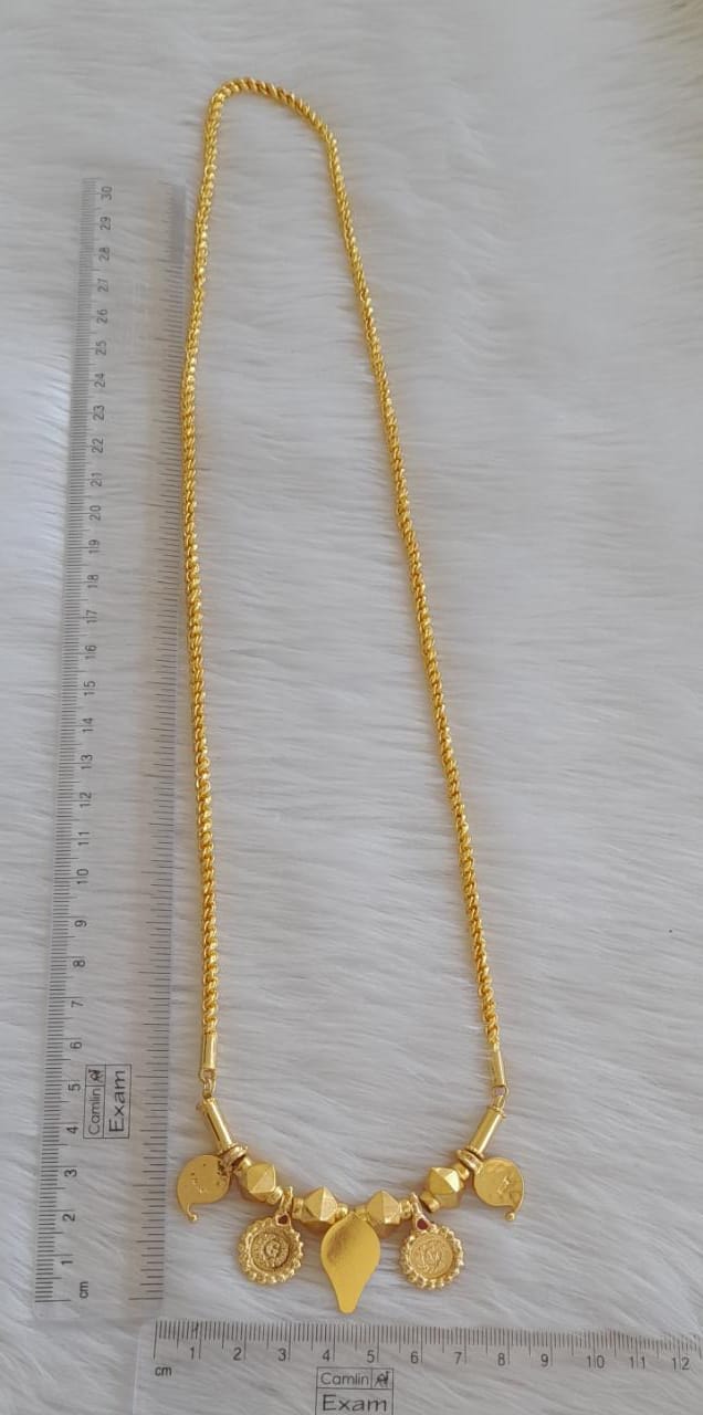 Gold tone 24 inches chain with mango annam mangalyam dj-43497