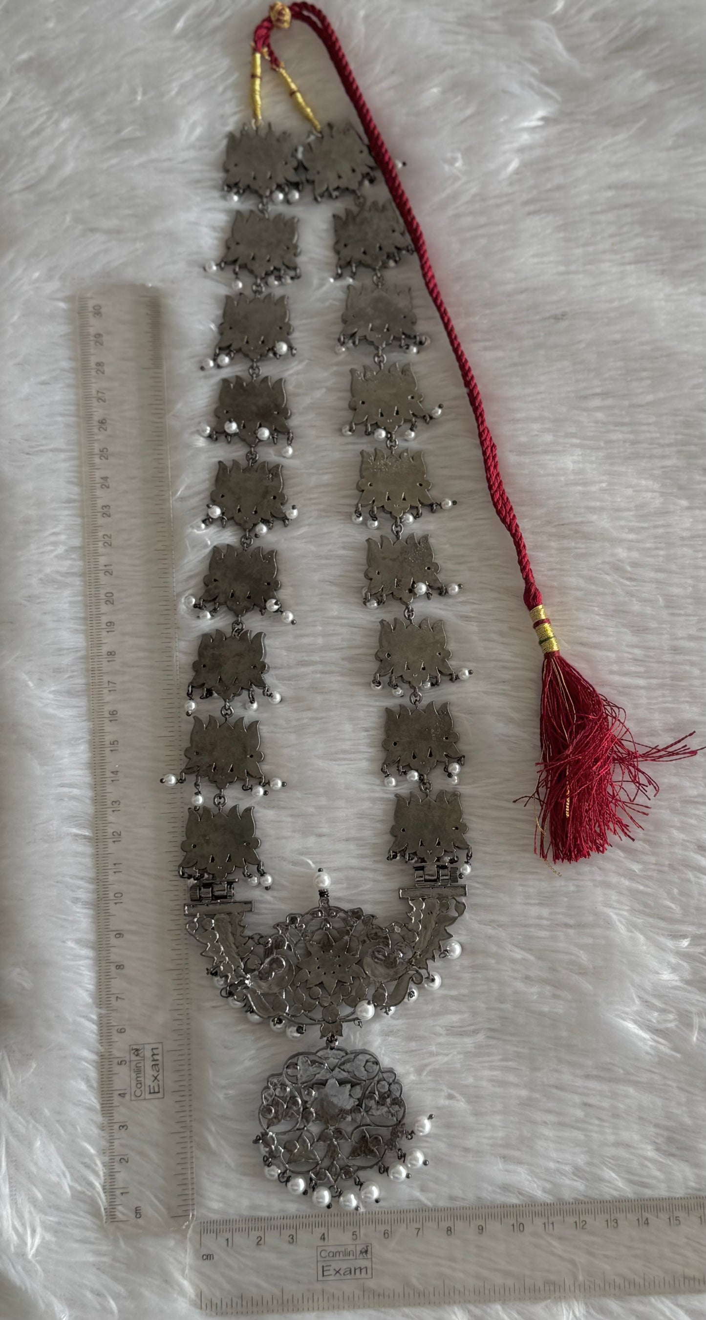 Black finish precious kemp-green pearl Lotus haar Dj-51760