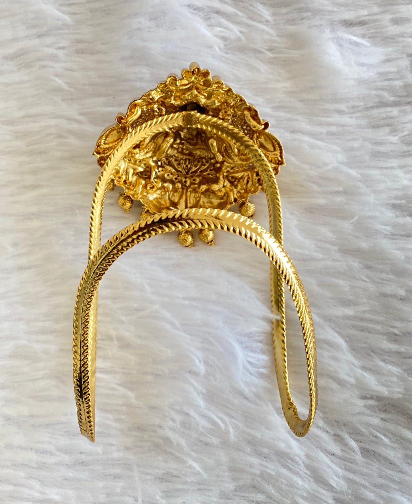 Antique gold tone cz Lakshmi Vanki/Bajuband dj-52743
