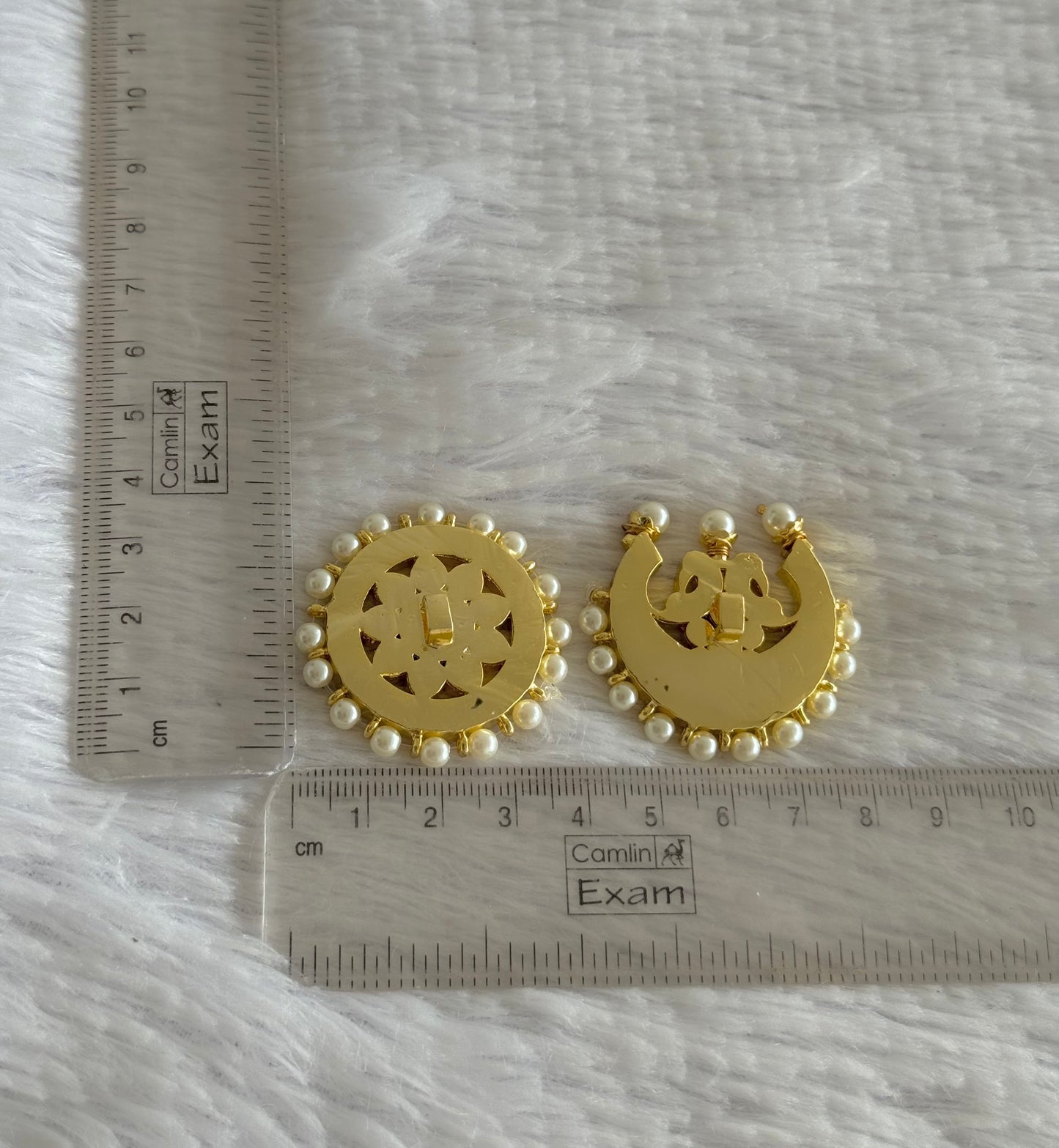 Gold tone precious kemp sun moon hair jewel dj-52292