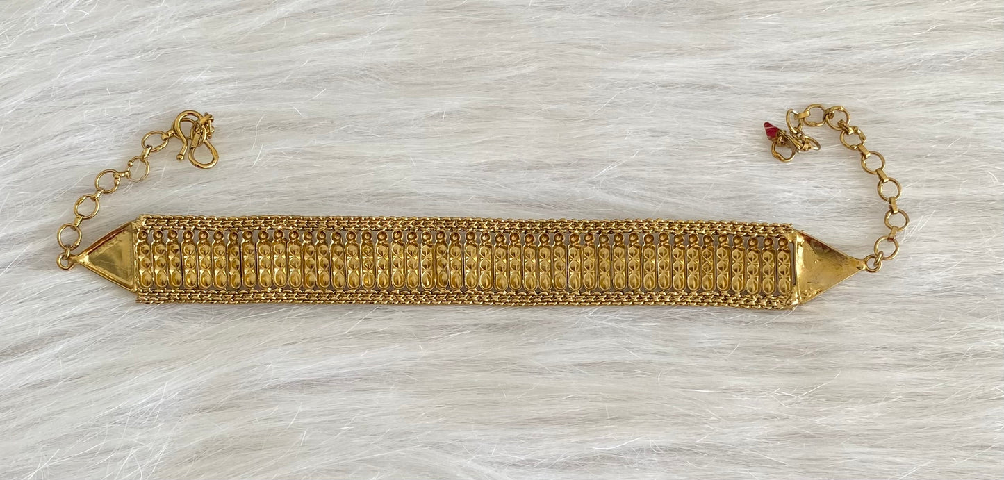 Mehendhi finish kerala style elakka choker necklace dj-54100