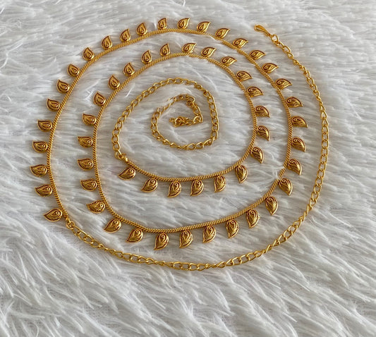 Antique gold tone mango hip/waist chain dj-54394
