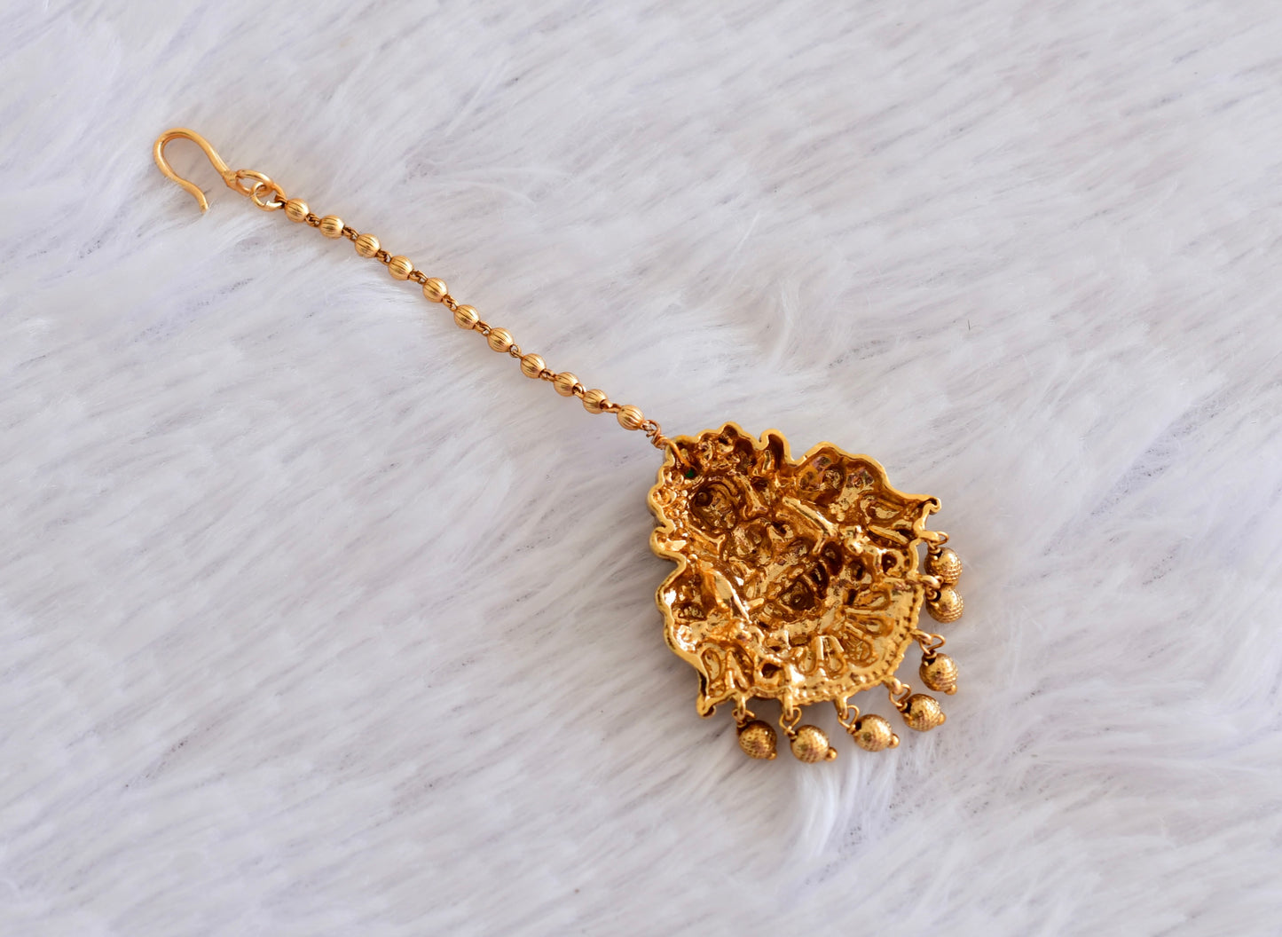 Antique gold tone lakshmi tikka dj-52985
