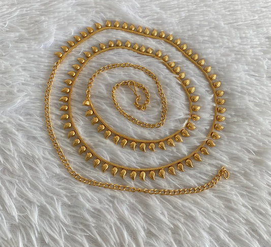 Antique gold tone mango hip/waist chain dj-54400