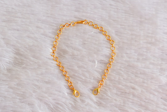 Gold tone ring back chain dj-51941