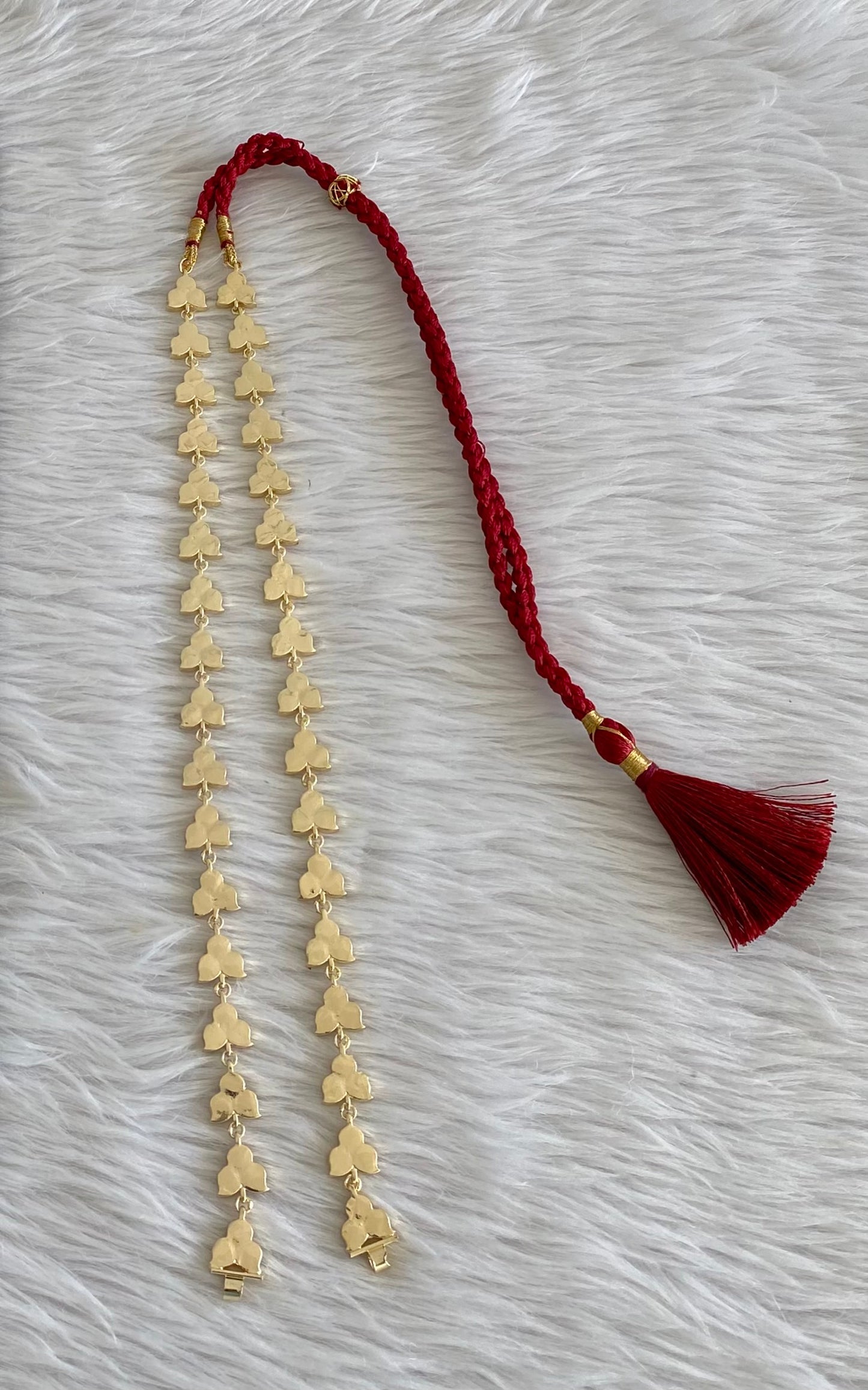 Gold tone precious kemp haar chain for pendants dj-53344