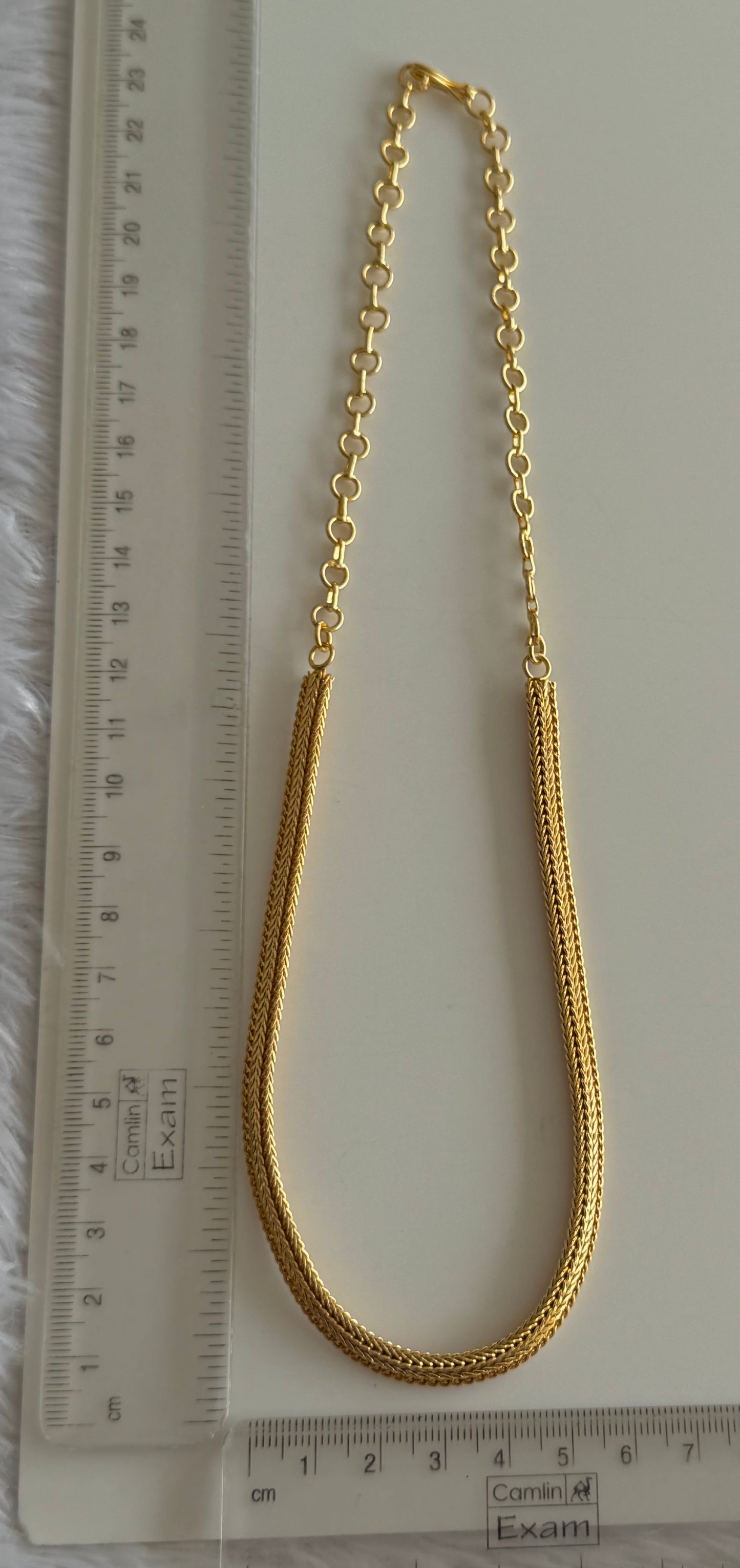 Gold tone 10.5 inches short chain dj-51456