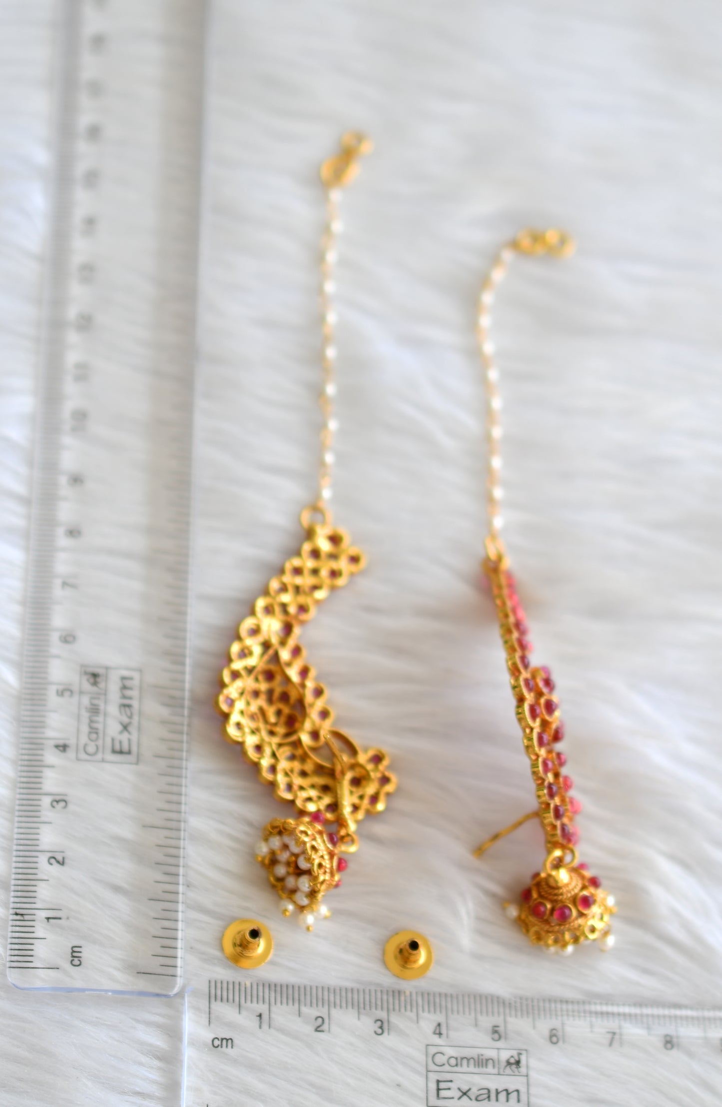 Antique kemp peacock khanpool jhumkka/earrings dj-01686