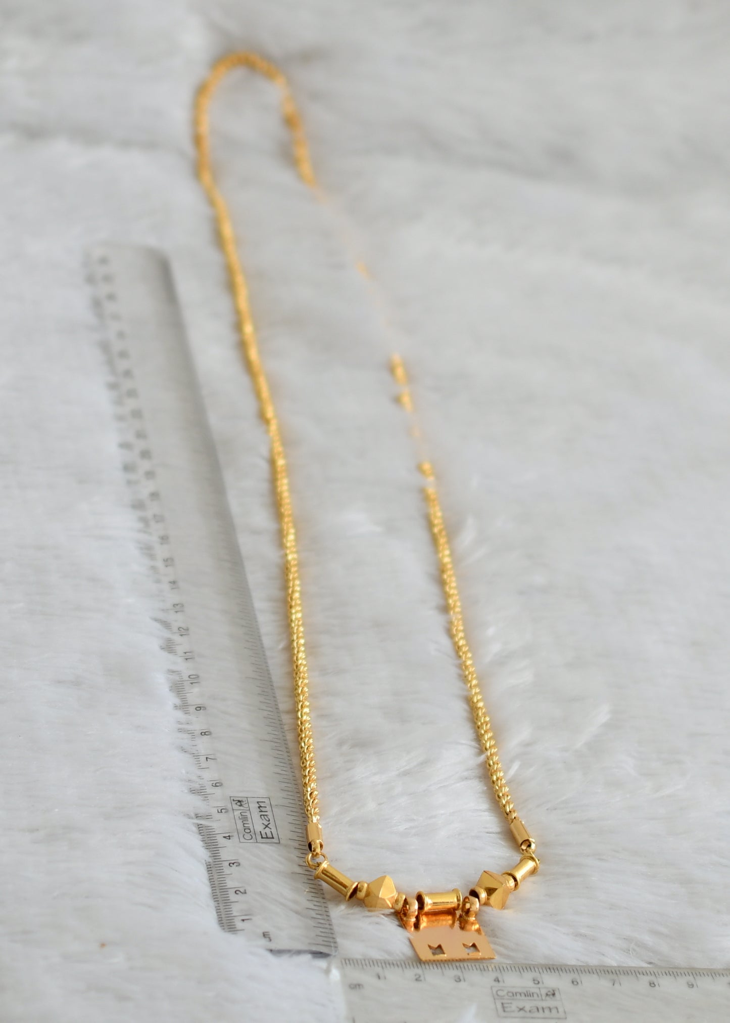 Gold tone 30 inches chain with Thirumal nama mangalyam dj-47083