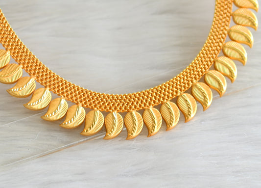 Gold tone mango designer necklace dj-35547