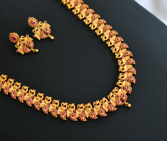 Matte finish ruby short haar set dj-07237