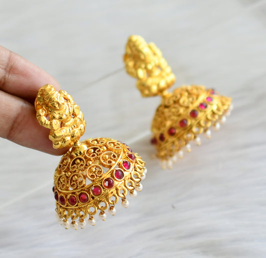 Antique kemp lakshmi jhumkka dj-02086