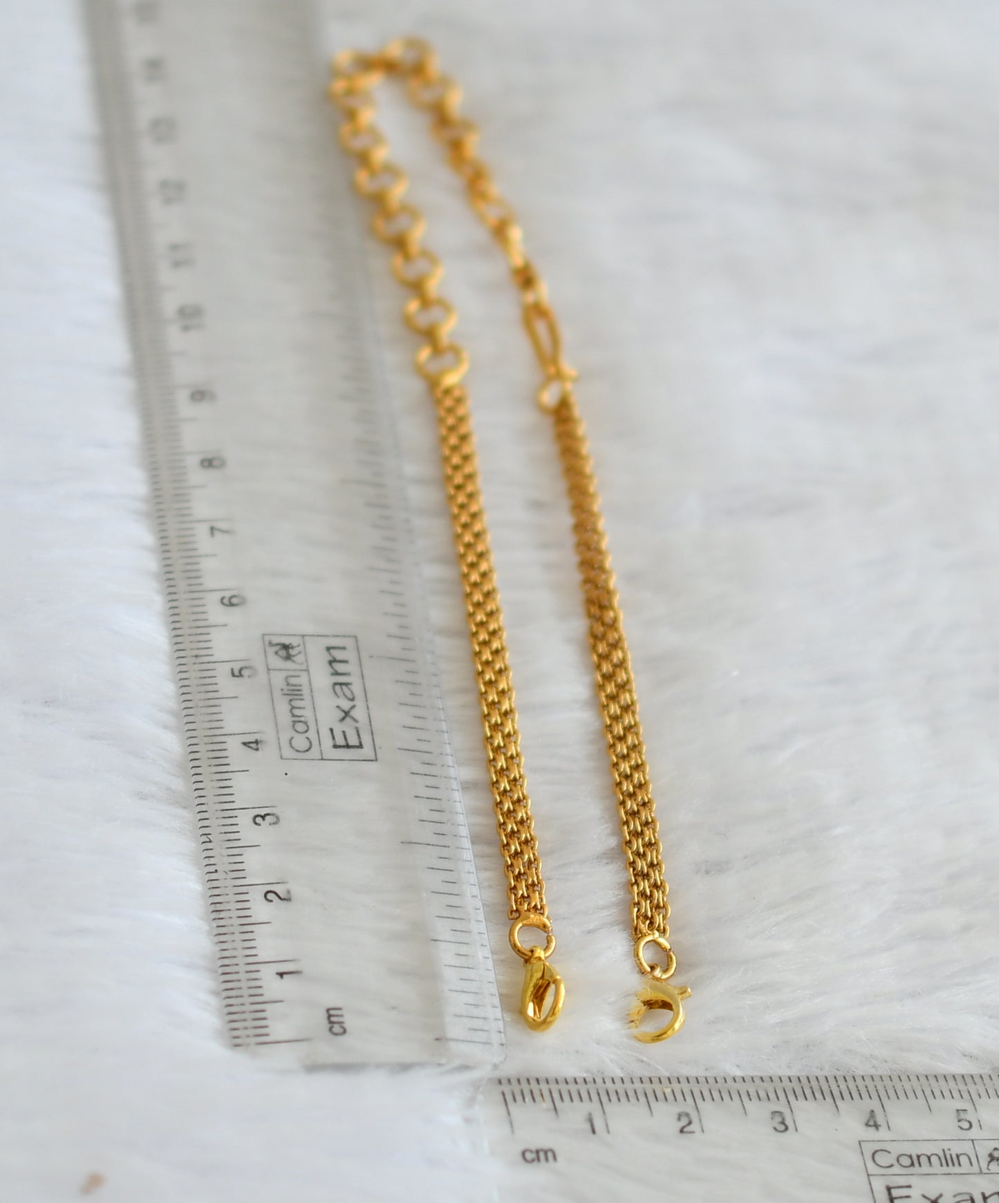 Antique gold tone necklace back chain dj-50820