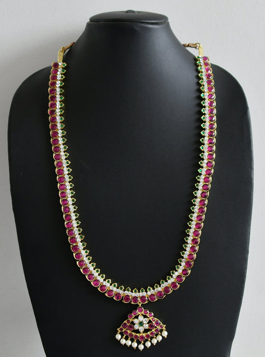 Gold tone precious kemp-green-white mango haar dj-48890