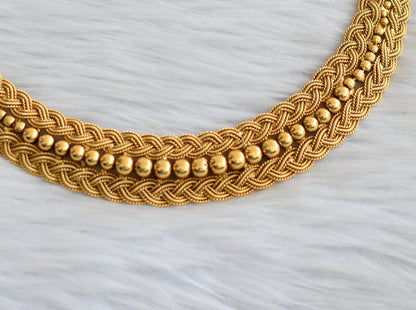 Antique gold tone necklace dj-45478