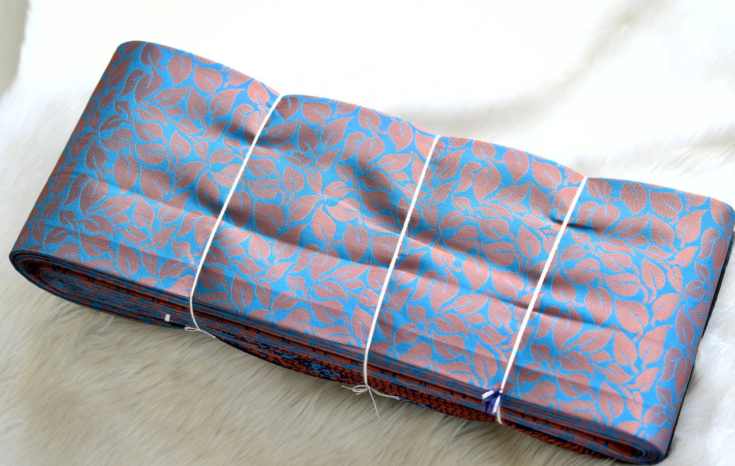 Blue leaf fancy silk saree dj-42740