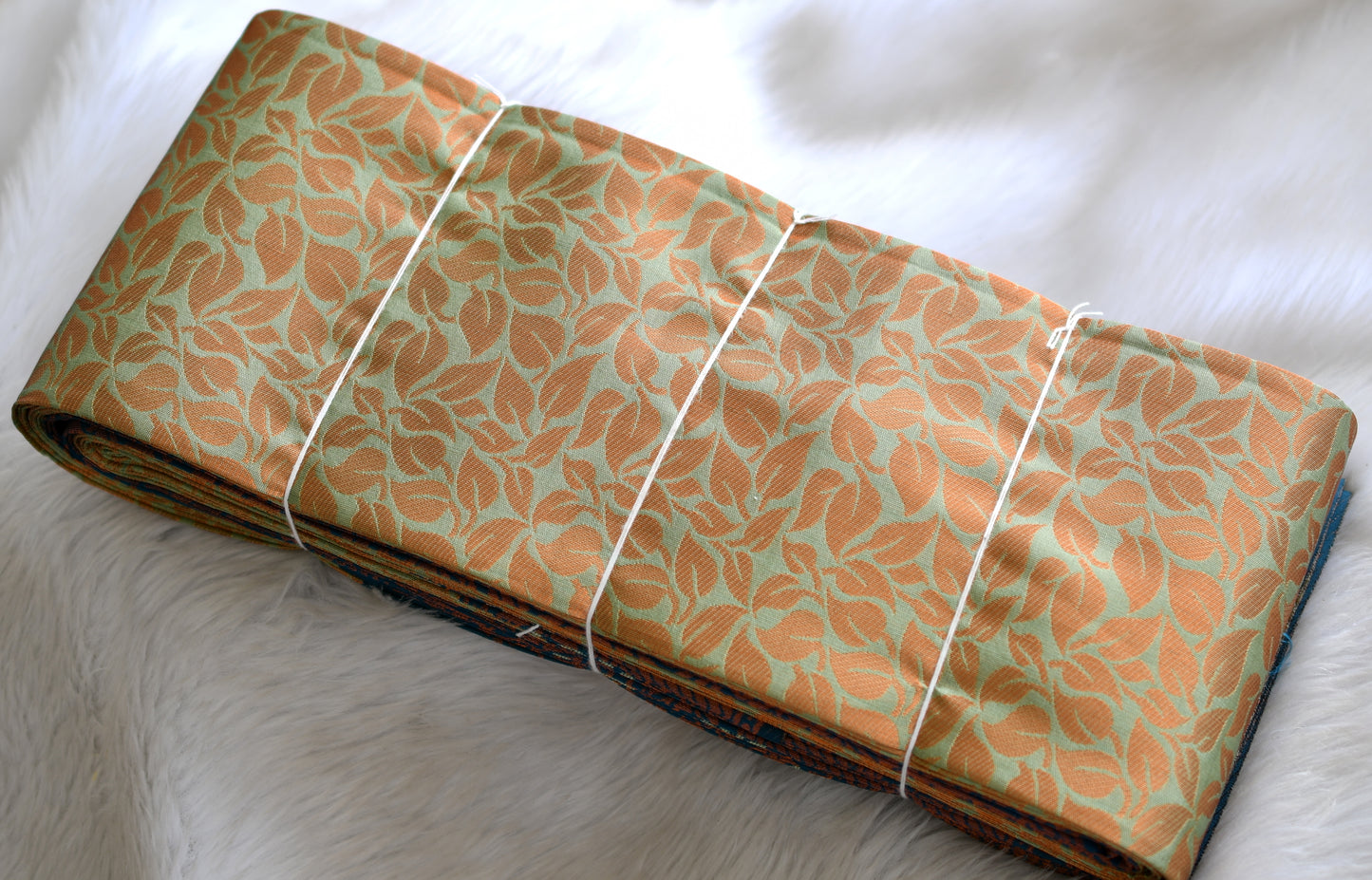 Light pista green leaf fancy silk saree dj-42737