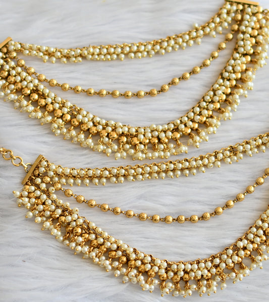 Matte finish pearl ear side chain dj-45912