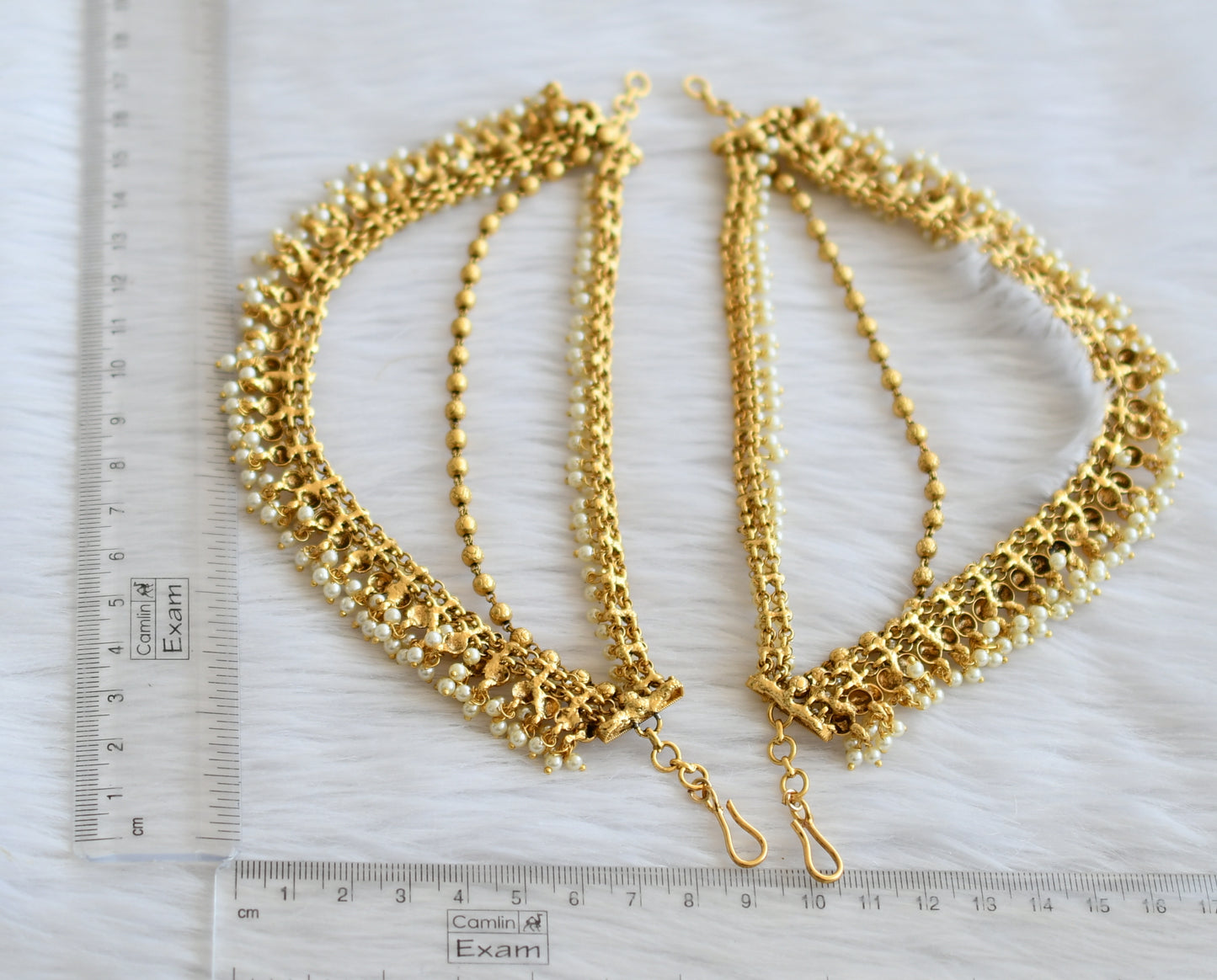 Matte finish pearl ear side chain dj-45912