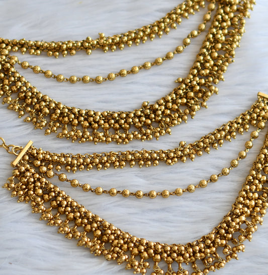 Matte finish cluster ear side chain dj-45913