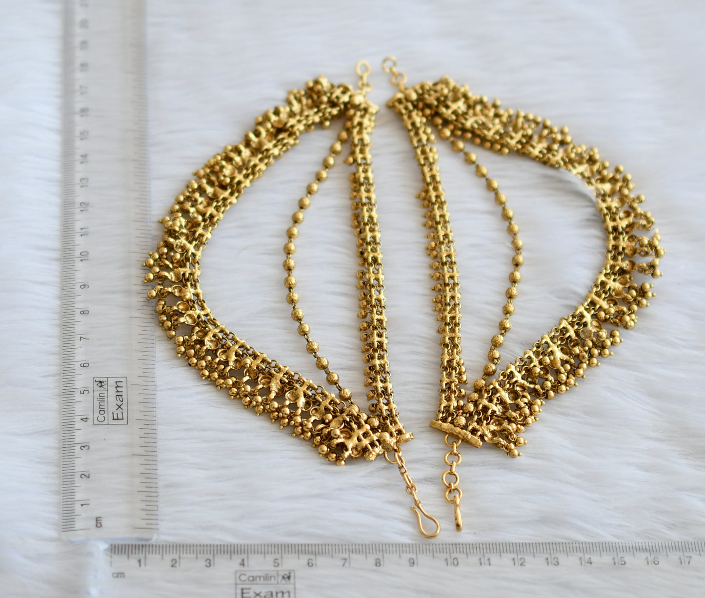 Matte finish cluster ear side chain dj-45913