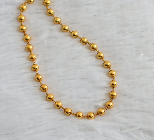 Gold tone ball chain for pendant dj-47590