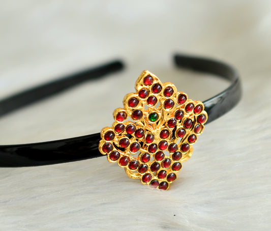 Kemp-green black hair arch dj-42784