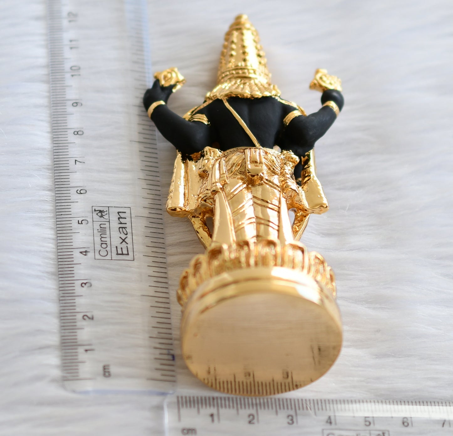 Gold tone sri balaji idol/vigraham dj-44254