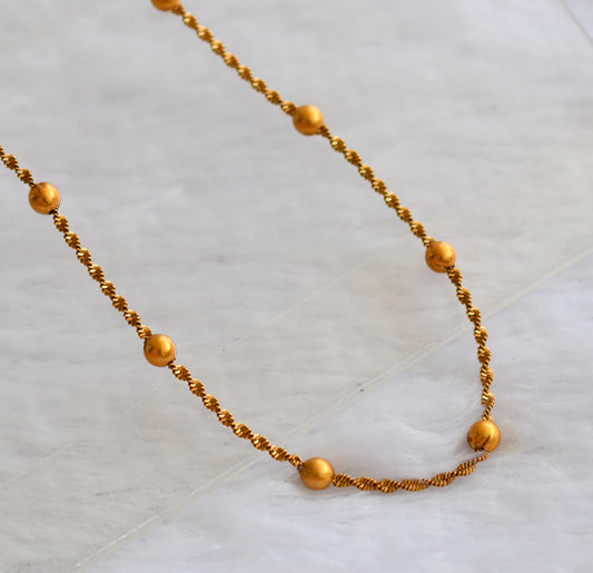 Matte finish 18 inches ball chain dj-46107