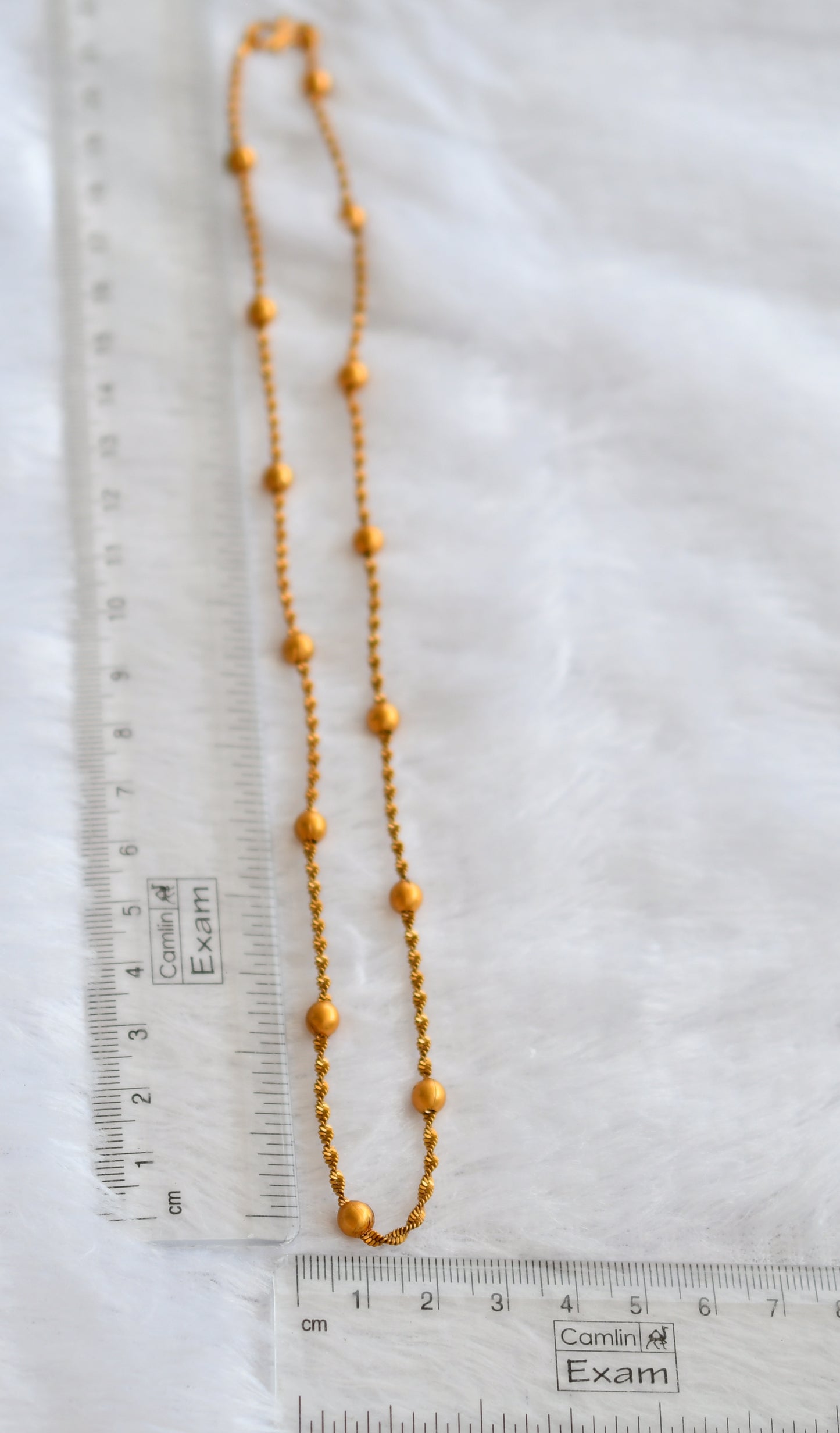 Matte finish 18 inches ball chain dj-46107