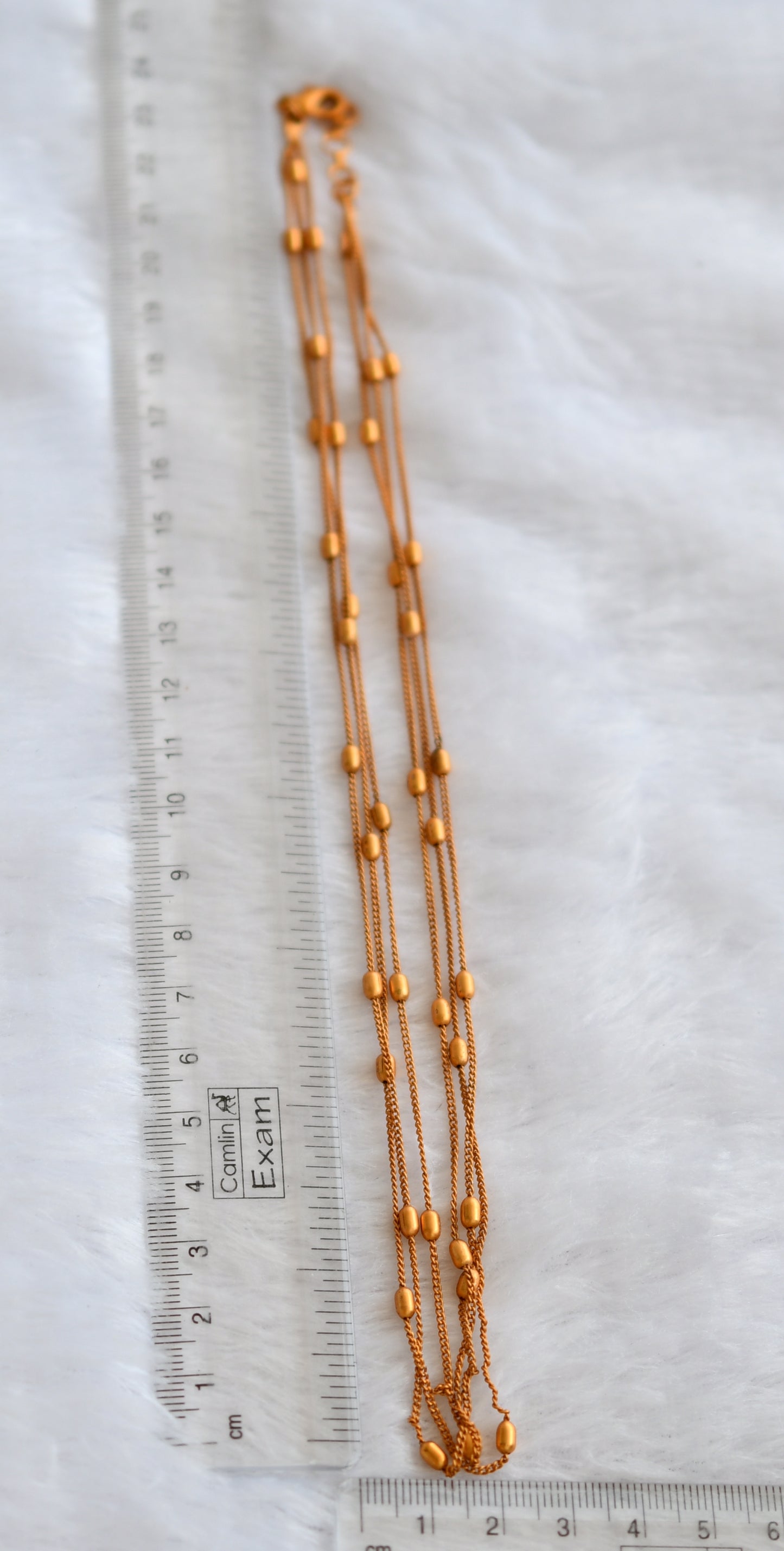 Bright matte finish 18 inches multi layer chain dj-46110