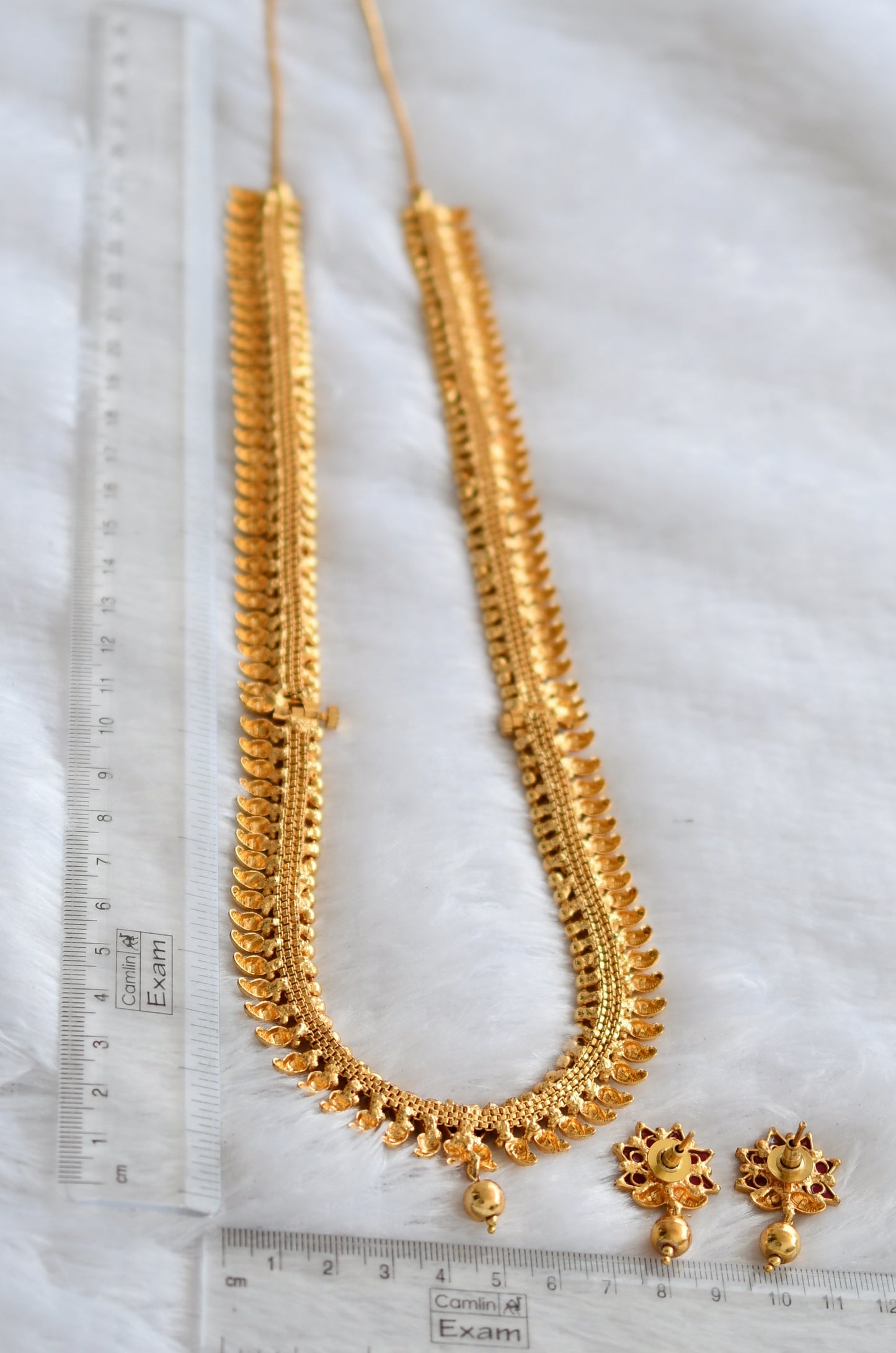 Antique gold tone 2 in 1 Kemp Mango Haar Set - DJ16851