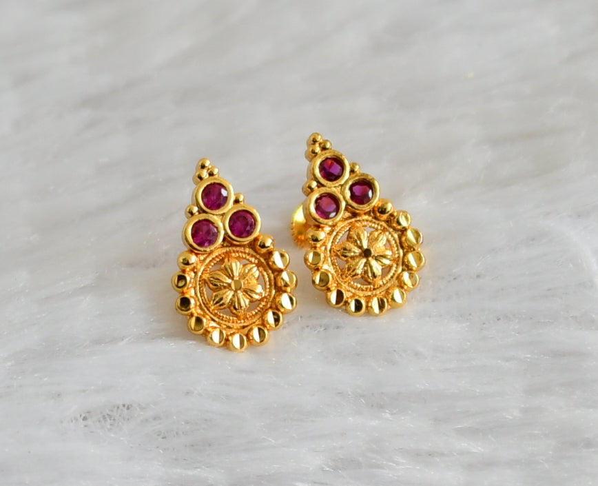JUSTE EARRINGS PINK GOLD