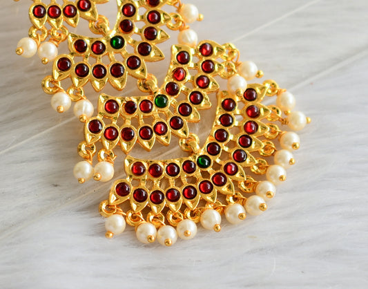 Gold Tone Kemp-green Step Maang Tikka -dj15960