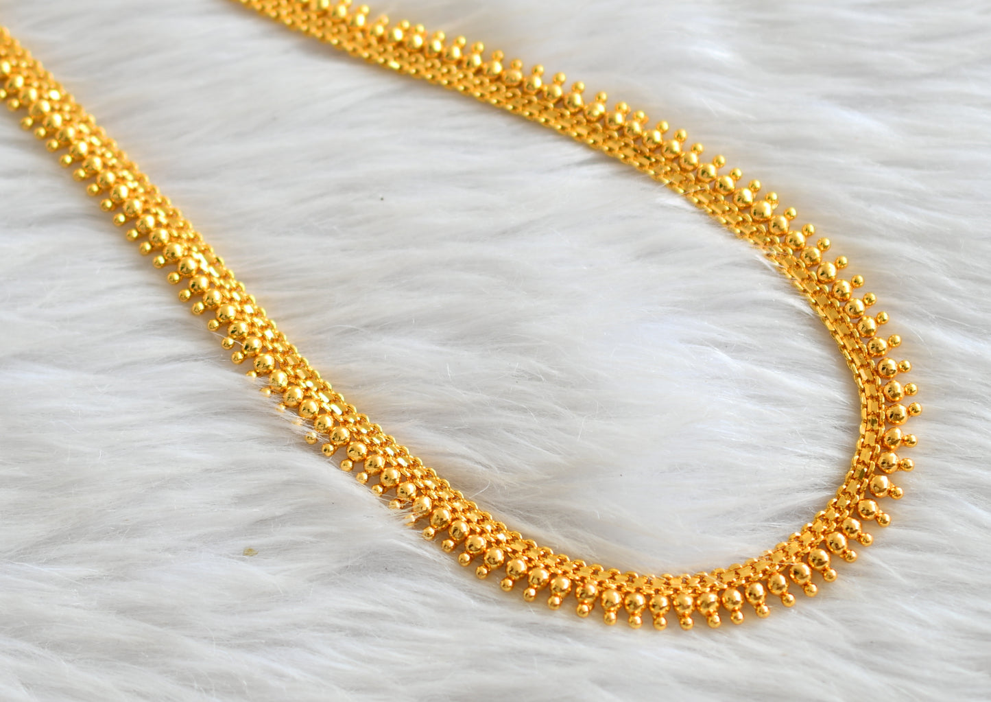 Gold tone 22 inches kerala style ball haar dj-43462