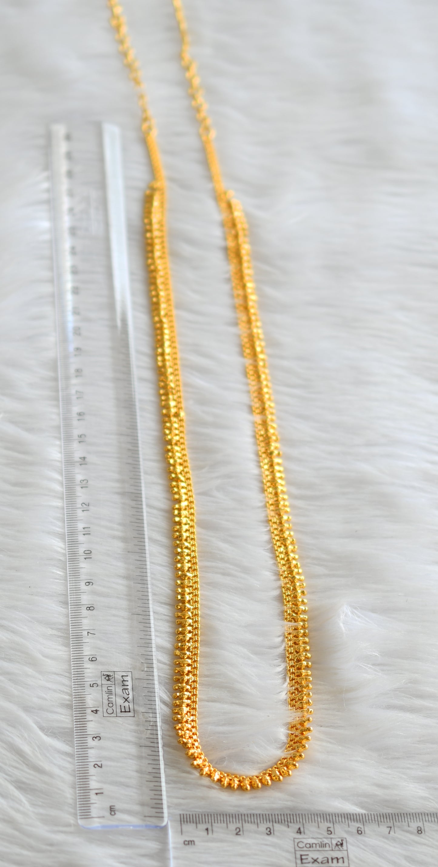 Gold tone 24 inches kerala style ball haar dj-43462