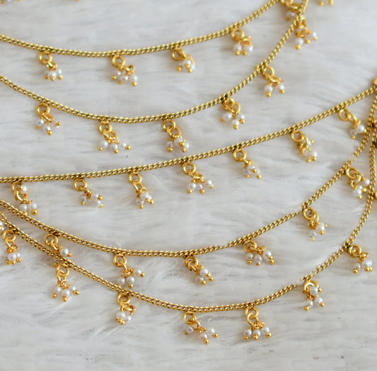 Matte finish pearl ear side chain dj-45915