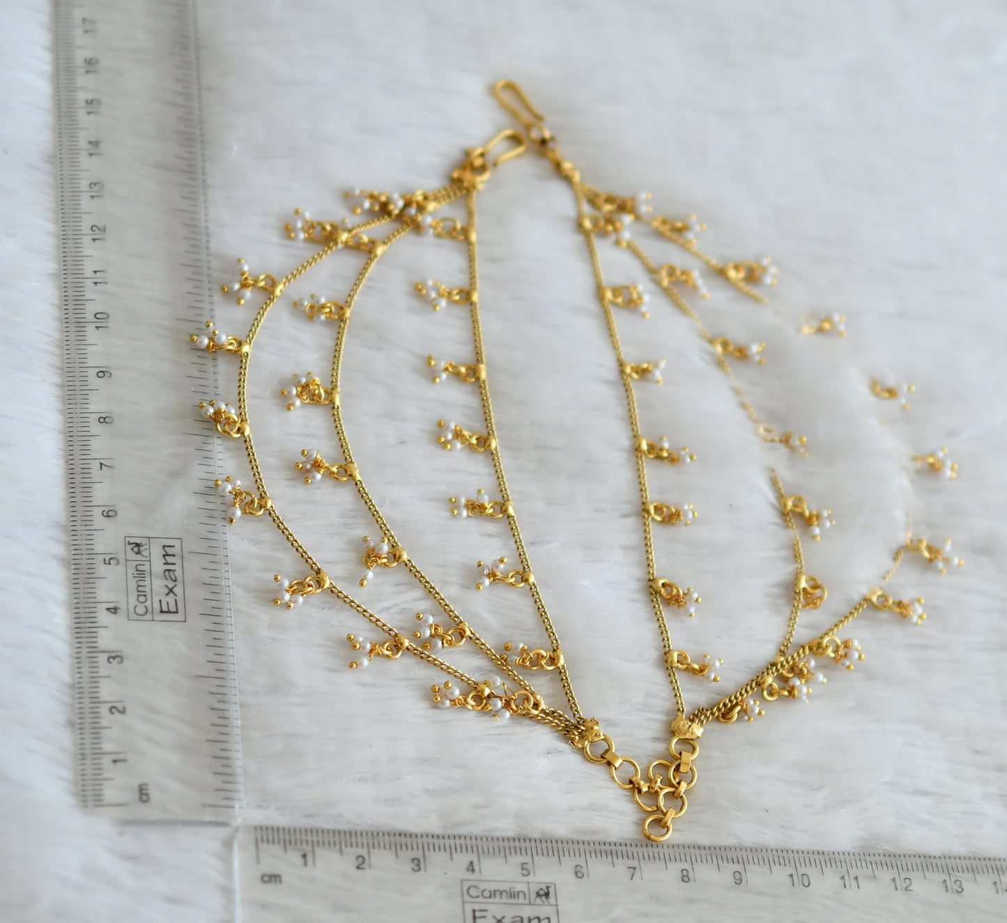 Matte finish pearl ear side chain dj-45915