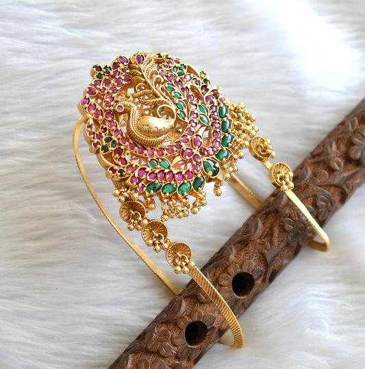 Matte finish real kemp-green peacock 1 vanki/bajuband dj-43532