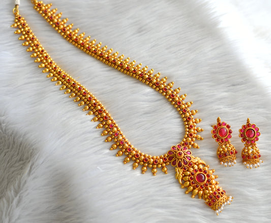 Antique gold tone kemp bridal haar set dj-06929