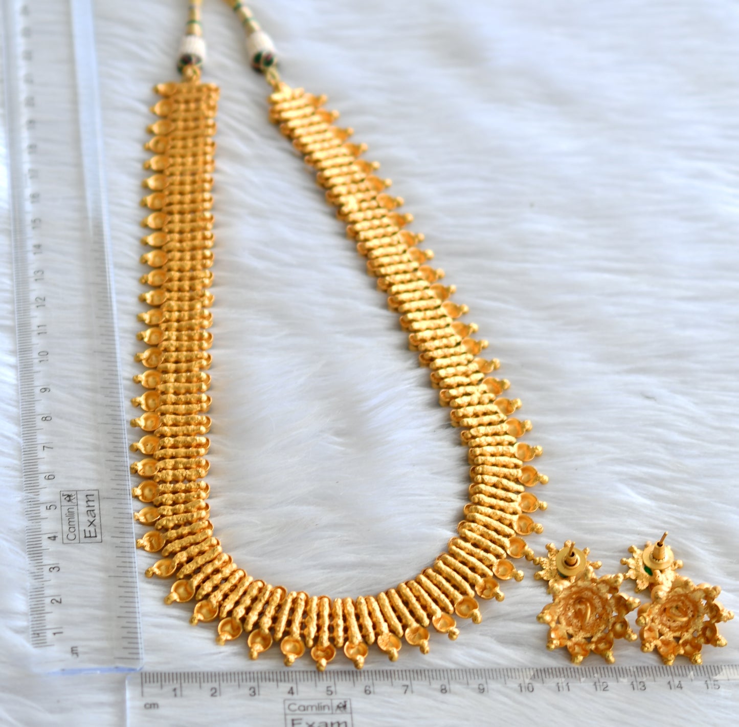 Matte finish green short haar set dj-05807