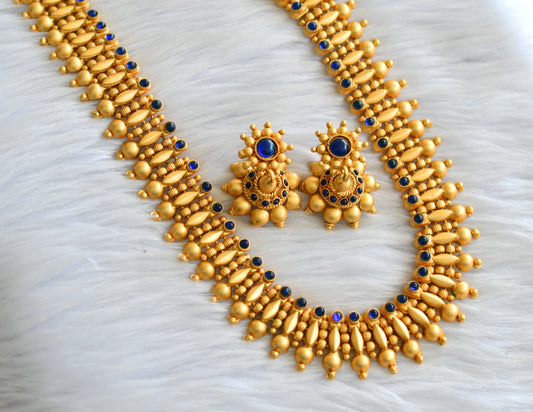 Matte finish blue short haar set dj-05805