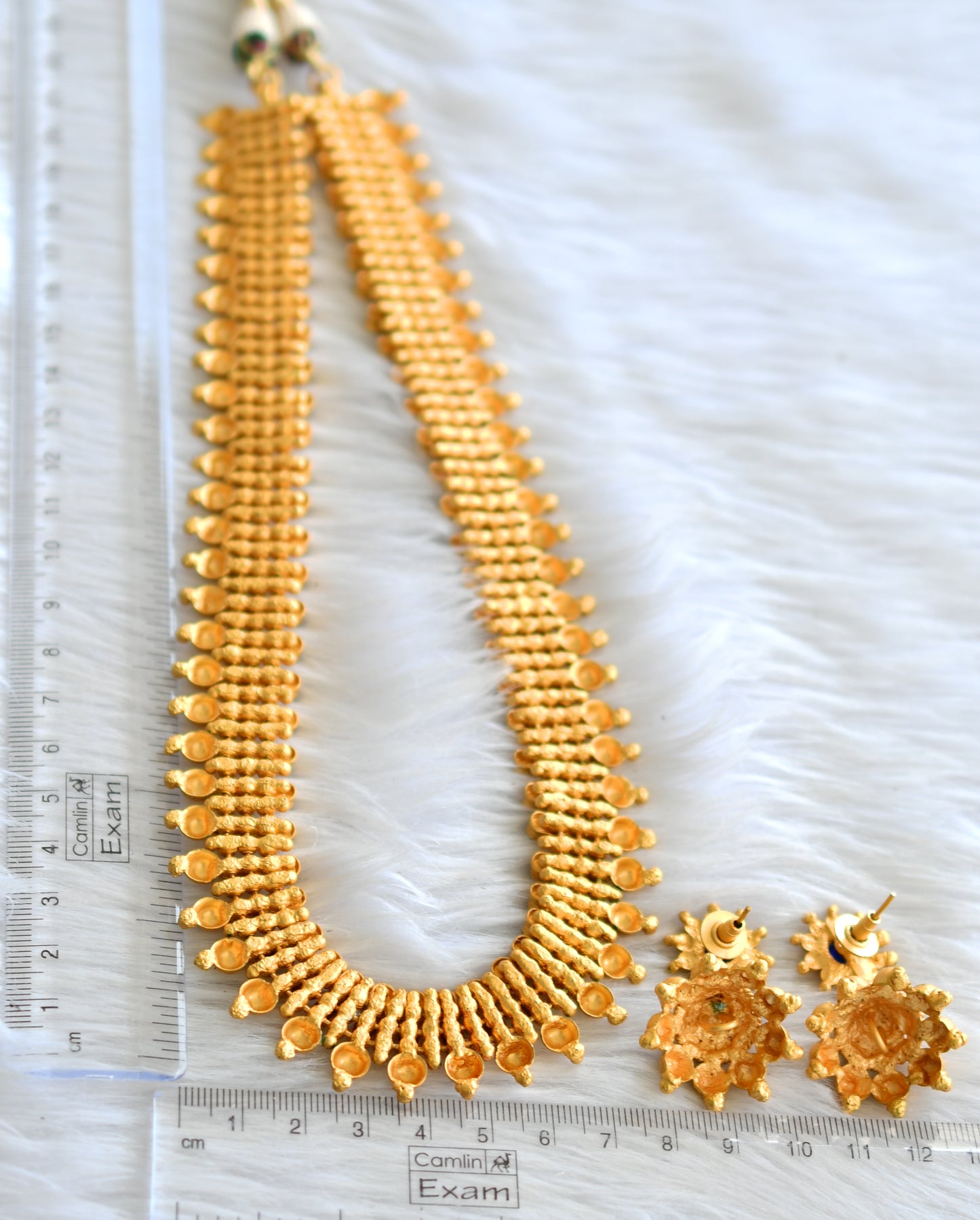 Matte finish blue short haar set dj-05805