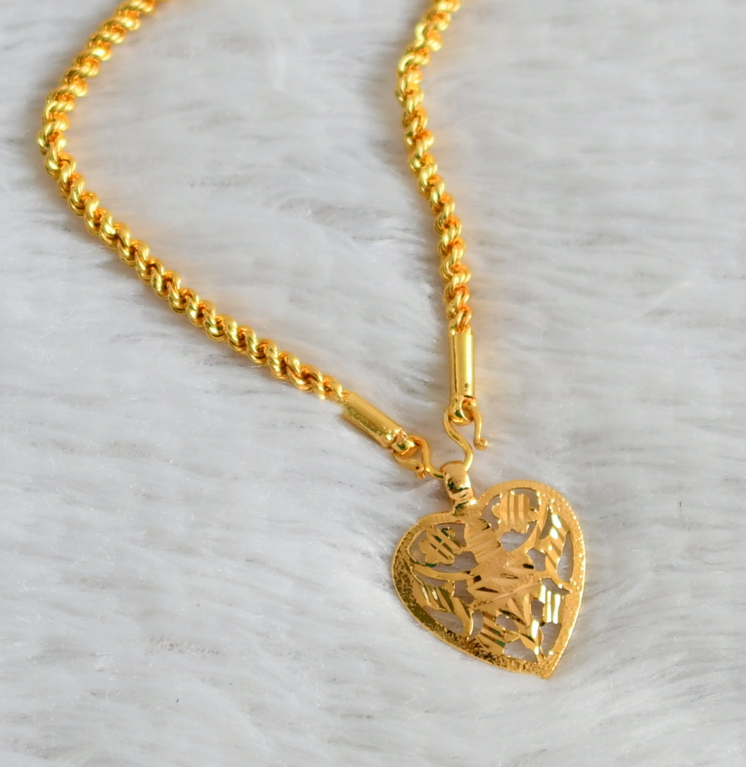 Gold Chain Necklace Gold Locket 24 Carat Gold Pendant