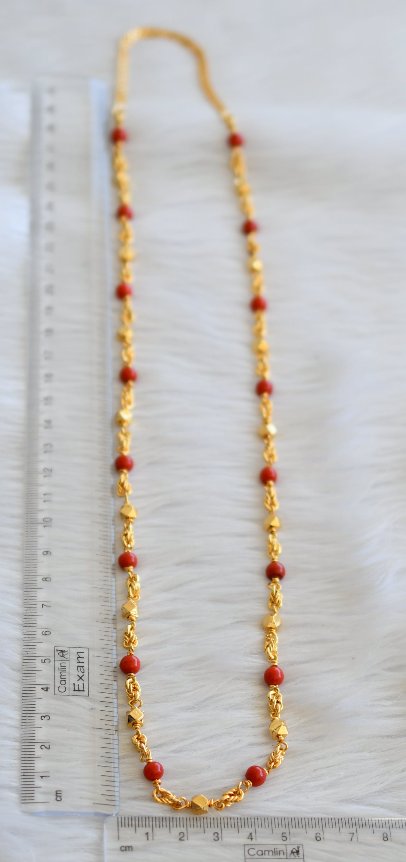 Gold tone coral chain dj-29939